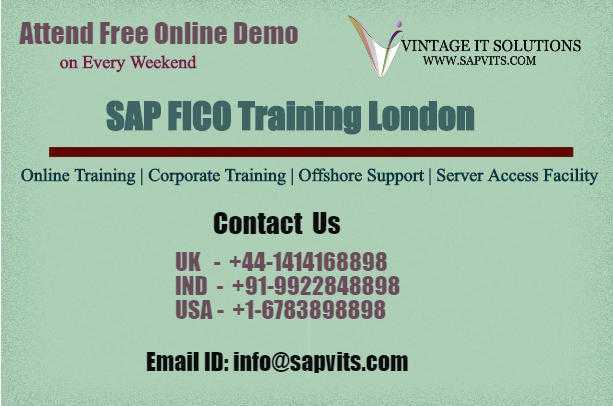 SAP FICO Training London