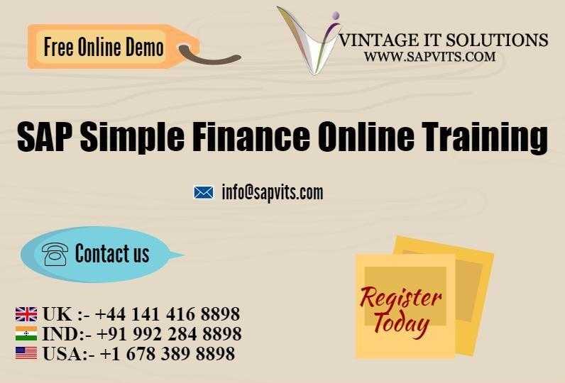 SAP Simple Finance Online Training