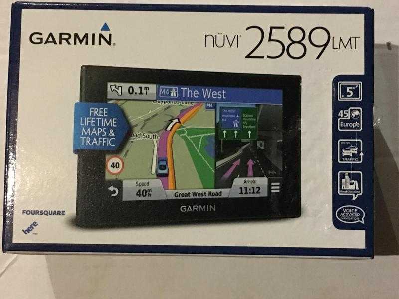 sat nav Garmin nuvi 2589 LMT