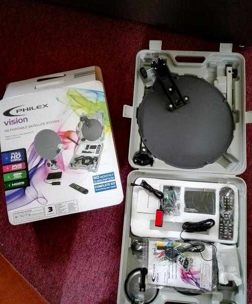 SATELLITE DISH SUITABLE FOR MOTORHOME OR CAMPERVAN (fully loaded complete kits)