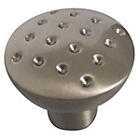 Satin Nickel Effect Round Furniture Knob