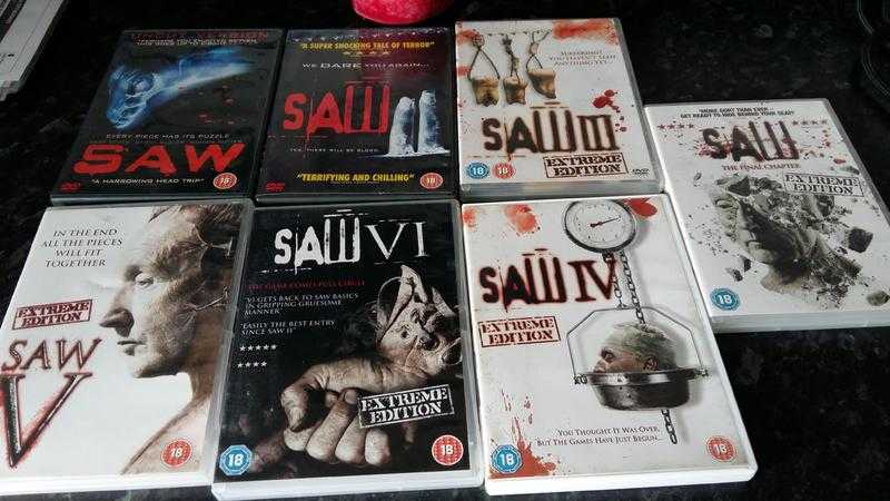 SAW complete collection 7 dvds