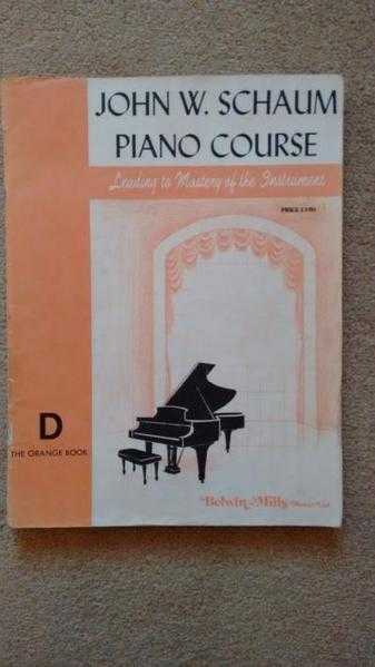 Schaum Piano Course Books