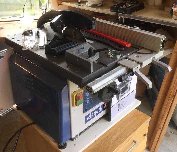 Scheppach Precisa 2.0 Table Saw - Spare Blade and Dust Collector