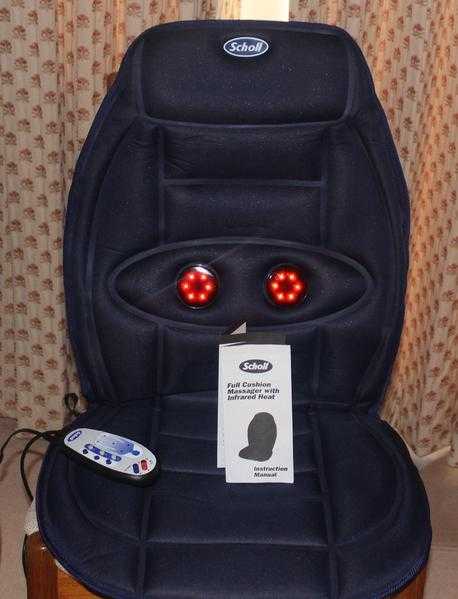 Scholl Full Cushion Massager with Infrared Heat 40