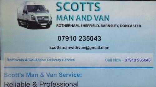 Scotts Man and Van