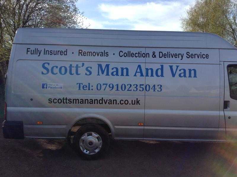 Scotts man and van