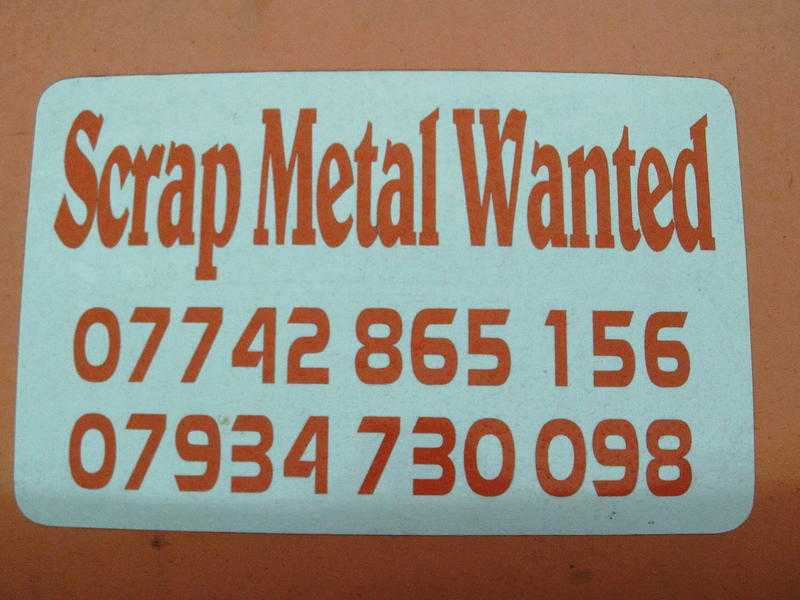 SCRAP METAL REMOVAL CLEARANCE WANTED FARMERS PLUMBER BUILDER ESTATE AGENTS SHOP FACTORY