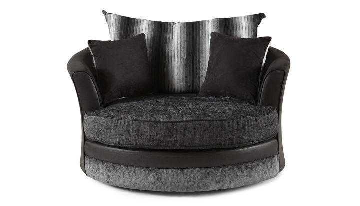 SCS Swivel Chair - CharcoalBlack