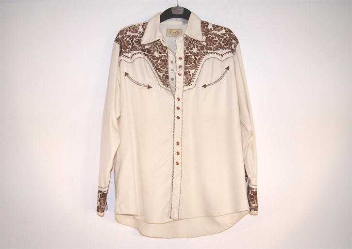 Scully Mens Cowboy Shirt.