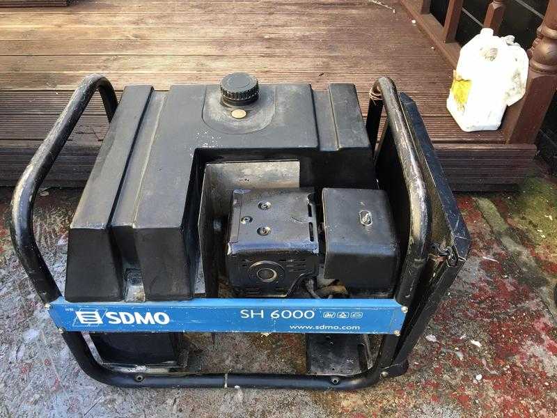 sdmo industrial petrol generator SH6000 honda gx390