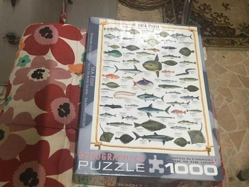 Sea fish puzzle 1000 pieces VGC