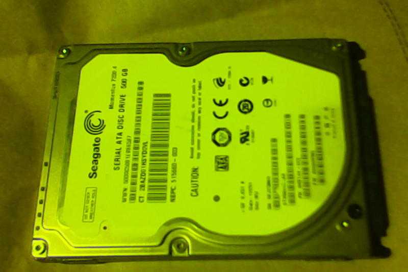 Seagate 500GB sata hard drive for Laptop (7200rpm)