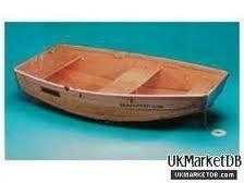 Seahopper Nifty Fifty wooden folding dinghy.