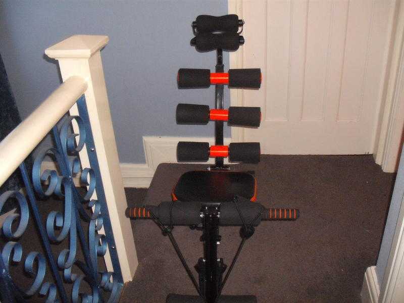 Seated ab exercise machine