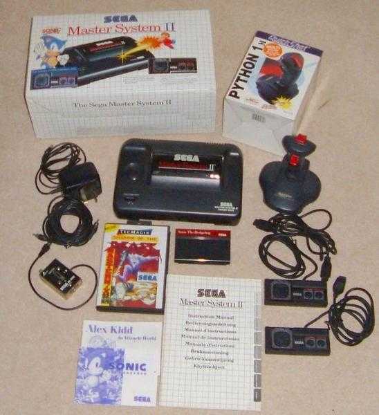 Sega Master System 2 with extras