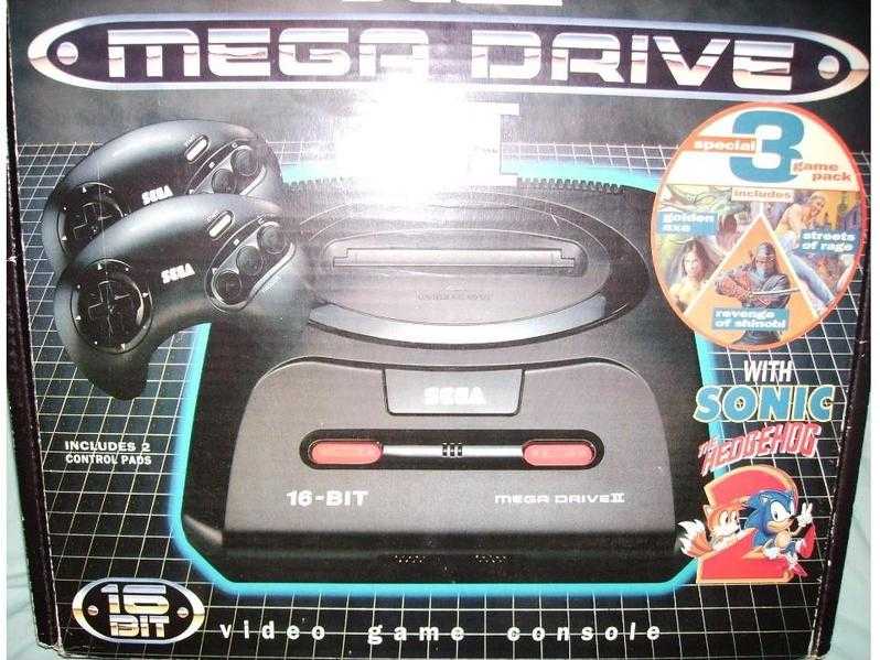 Sega mega drive 2 games consul Boxed