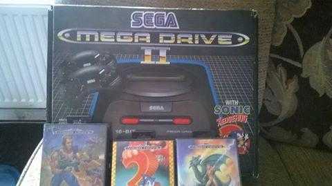 sega mega drive 2 with original box