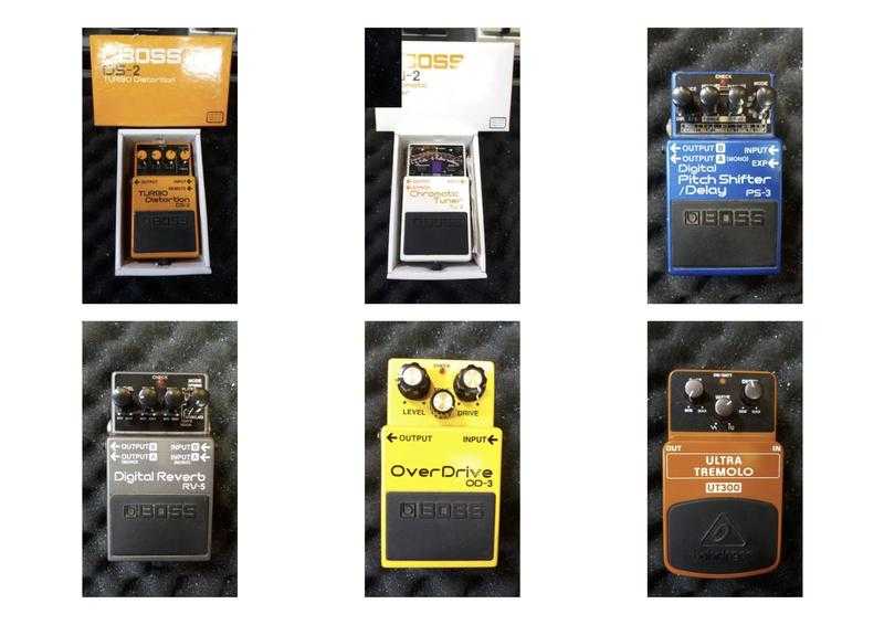 Selection of Guitar Pedals