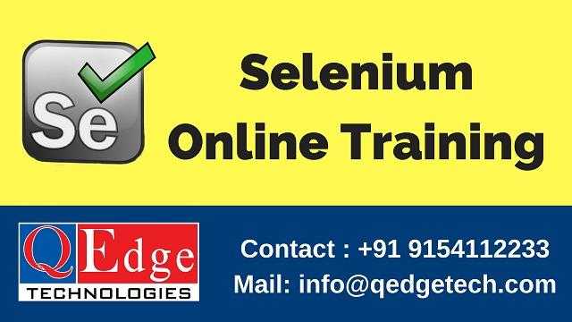 Selenium Online Training In Hyderabad