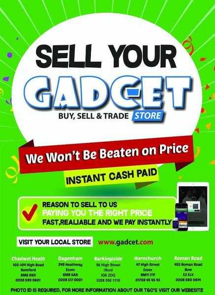 Sell your Gadgets for INSTANT CASH - Apple, Dell, Phone, Laptop, Tablet, much more