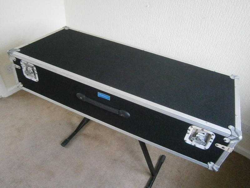 Semi Flight Hard Keyboard Case for top of the range large musical instruments