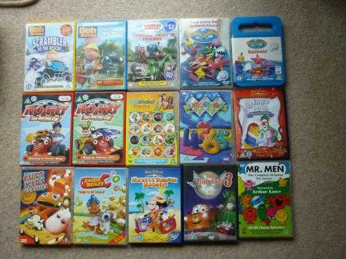 Set of 15 Kids DVDs