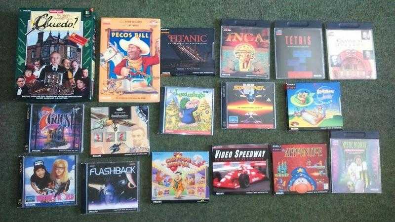 Set of 17 Philips CDi games