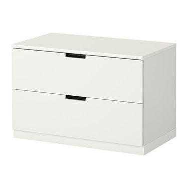 Set of 2 IKEA Nordic Large Bedside Tables