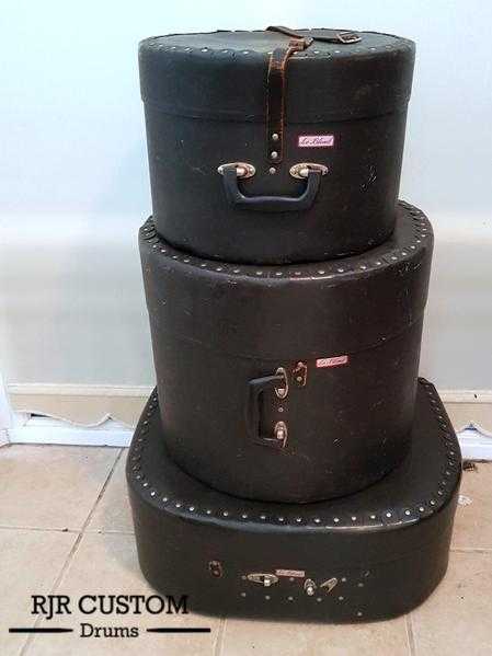 Set of 3 used Le Blond Hard Drum Cases.