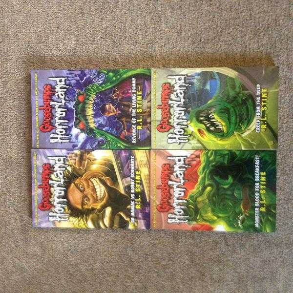 Set of 4 039Goosebumps039 Books.