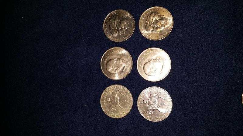 Set of 6 British Commemorative Coins