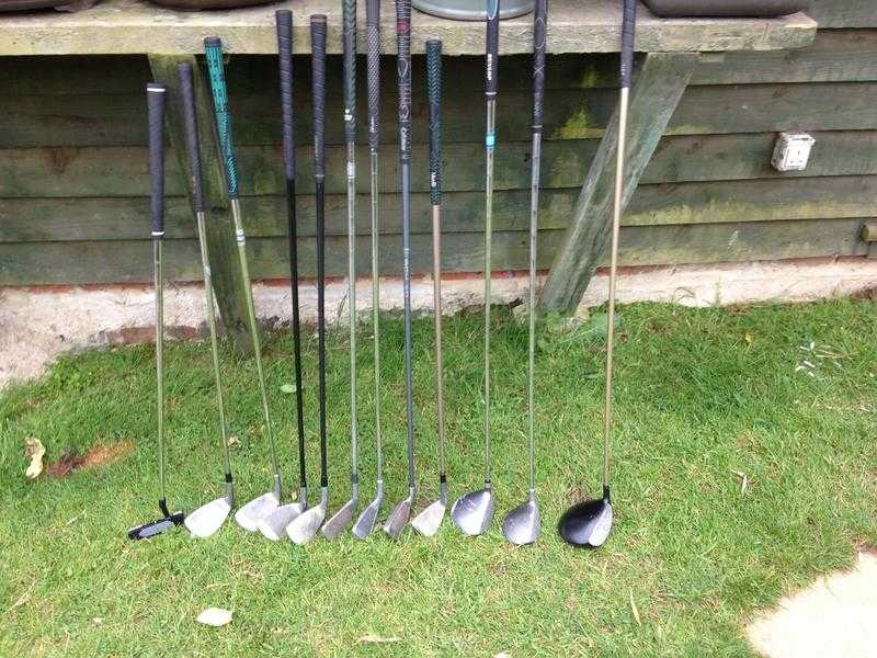 set of golf clubs