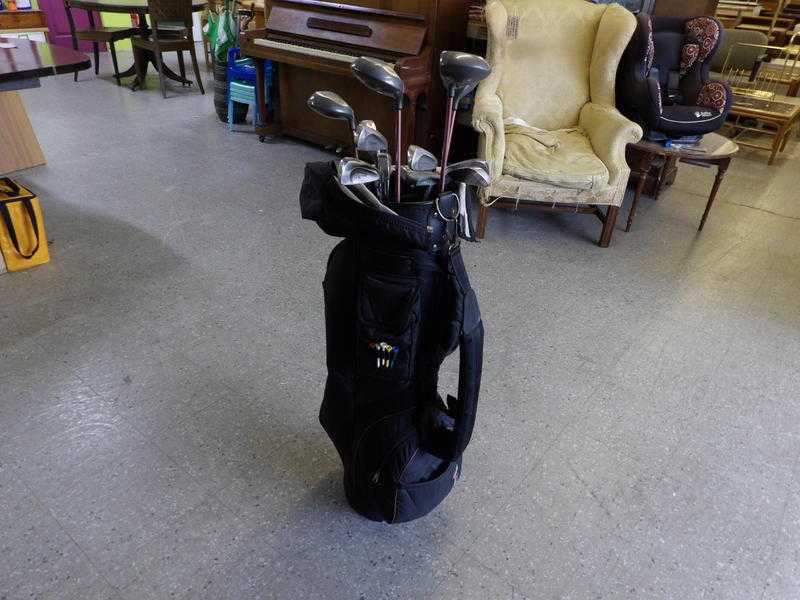 Set of Golf Clubs With Bag, Tees amp Balls