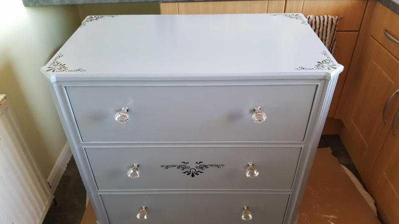 Set of two large Upcycled solid wood chest of draws