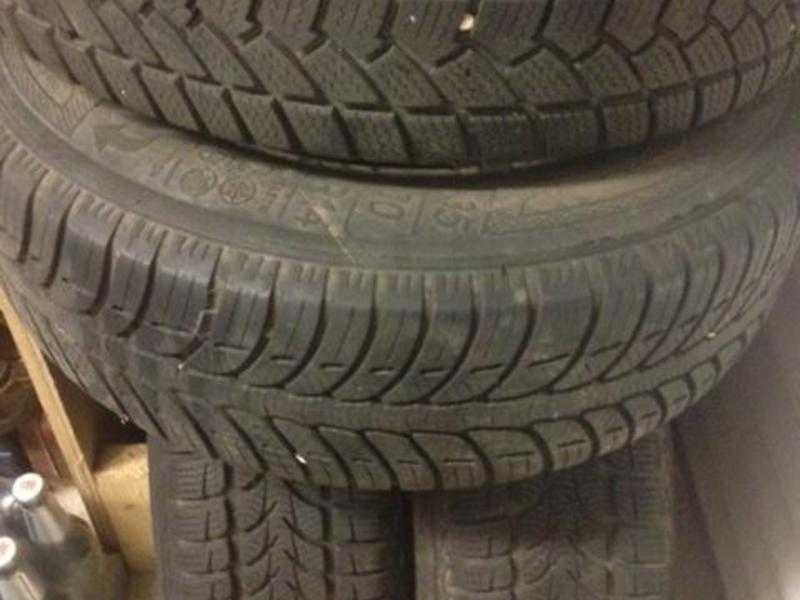 Set of Winter tyres for Golf 3 and Golf 4, in very good condition 190