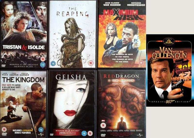 Seven DVDs