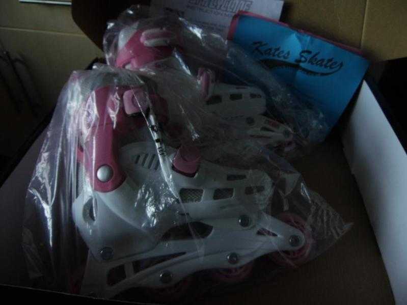 SFR Cyclone Kids Recreational Inline Skates in Pink UK size 12-2