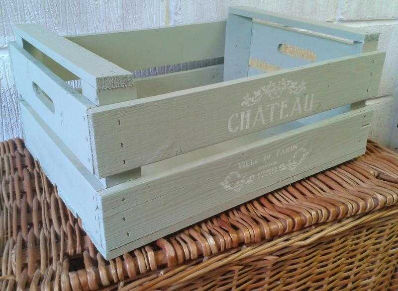 Shabby Chic Crate