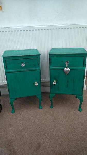 Shabby Chic french looking bedside tables