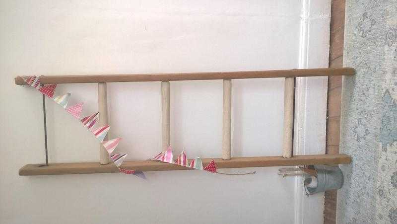 shabby chic lovingly restored ladders