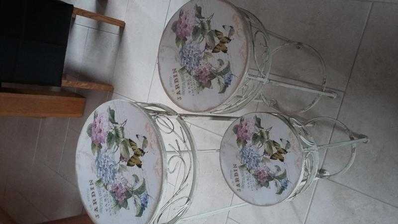 Shabby Chic metal tables