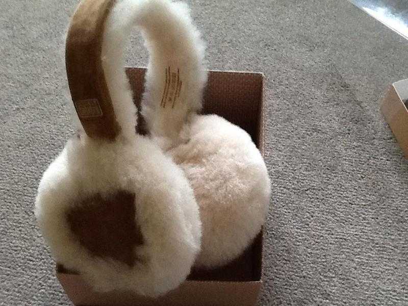 Sheepskin ear muffs