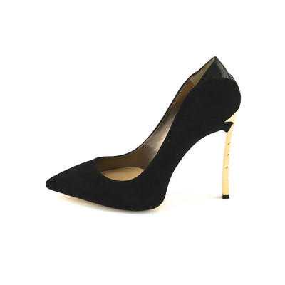 SHERIL SUEDE HEELS - BLACK