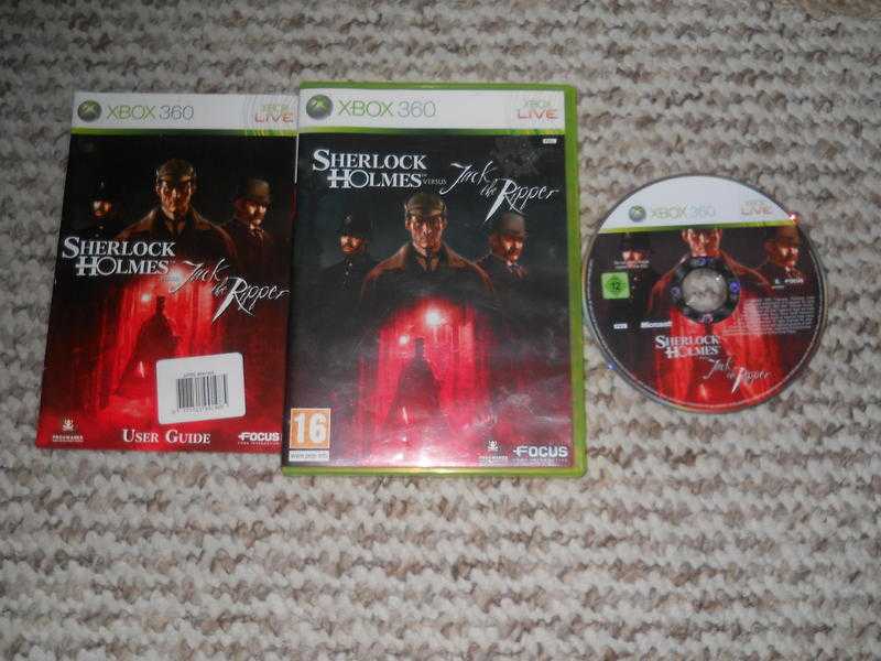 SHERLOCK HOLMES VS JACK THE RIPPER ON XBOX360 RARE