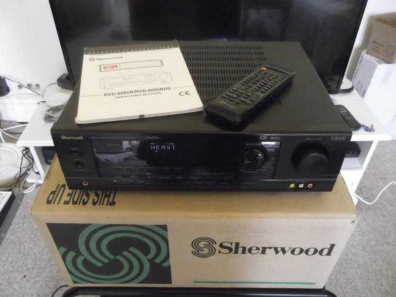 Sherwood RVD-6095RDS 5.1 AV receiver in mint condition - 325 watts total output