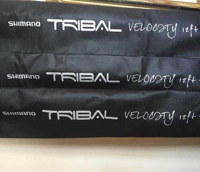 Shimano tribal velocity carp rods (set of 3)