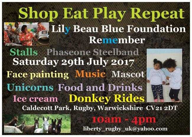 Shop Eat Play Repeat supporting the Lily Beau Blue Foundation