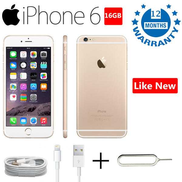 Shop Now Used Apple iPhone 6 16GB Gold Unlocked Smartphone