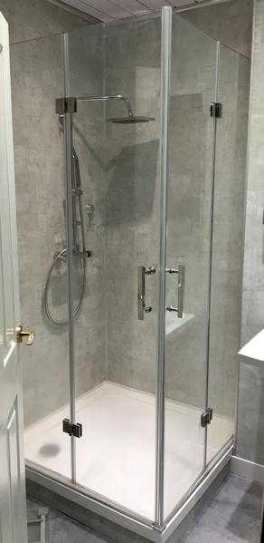 Shower enclosure Bernstein EX23 8mm safety tempered glass NANO